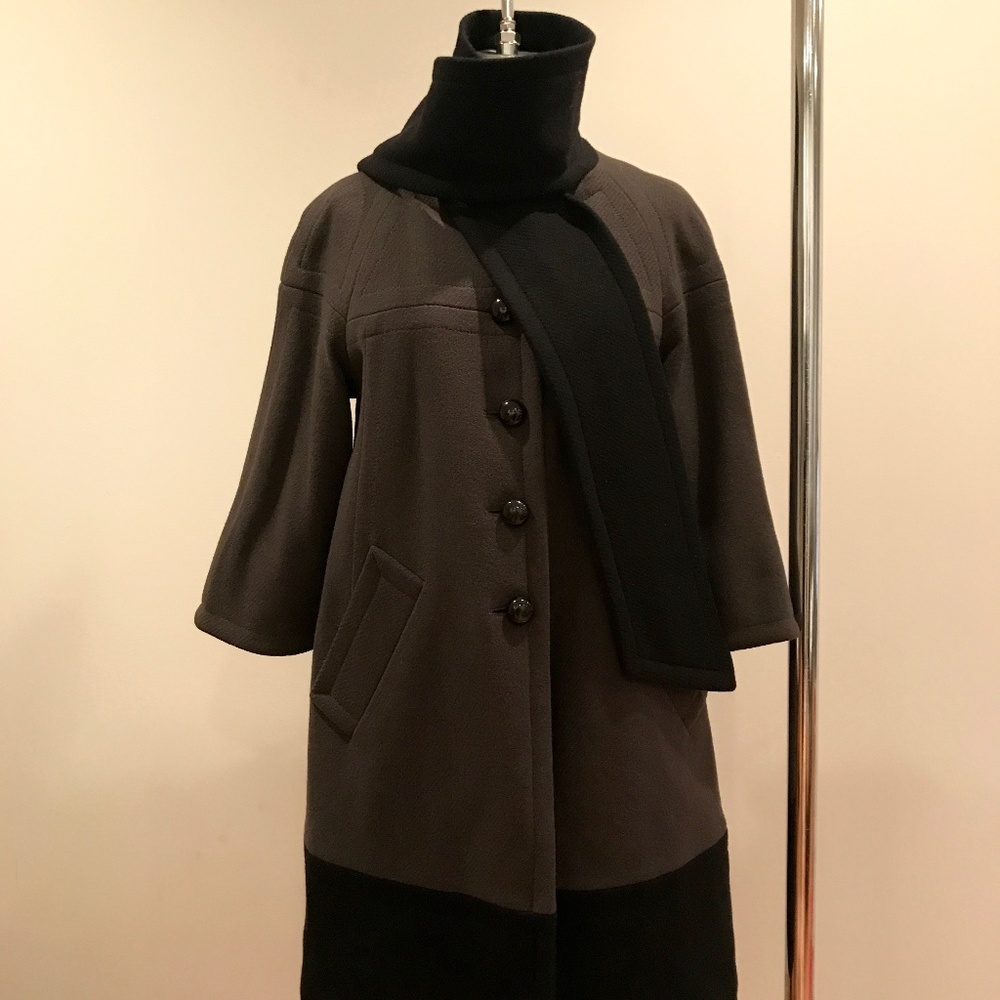 Marc Jacobs Olive Black Coat